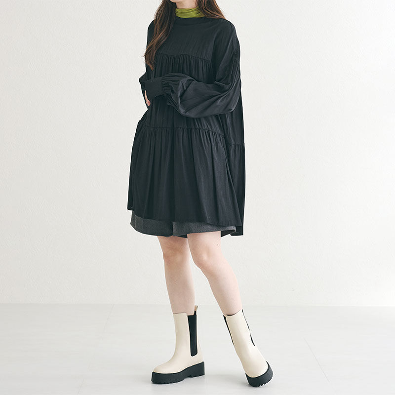 ORiental TRaffic「厚底 ミドル丈 サイドゴアブーツ /31439 ミドルブーツ」|ショートブーツ|