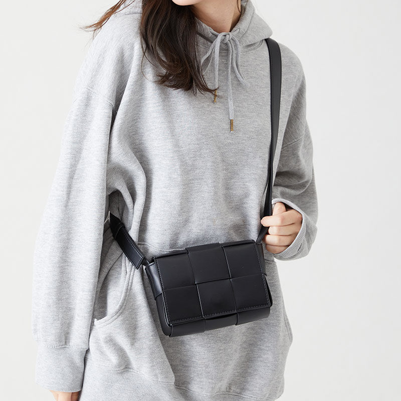 ORiental TRaffic「【BAG】編み込みショルダーバッグ/BA-213 ハンドバッグ ショルダーバッグ」|ショルダー・メッセンジャー|