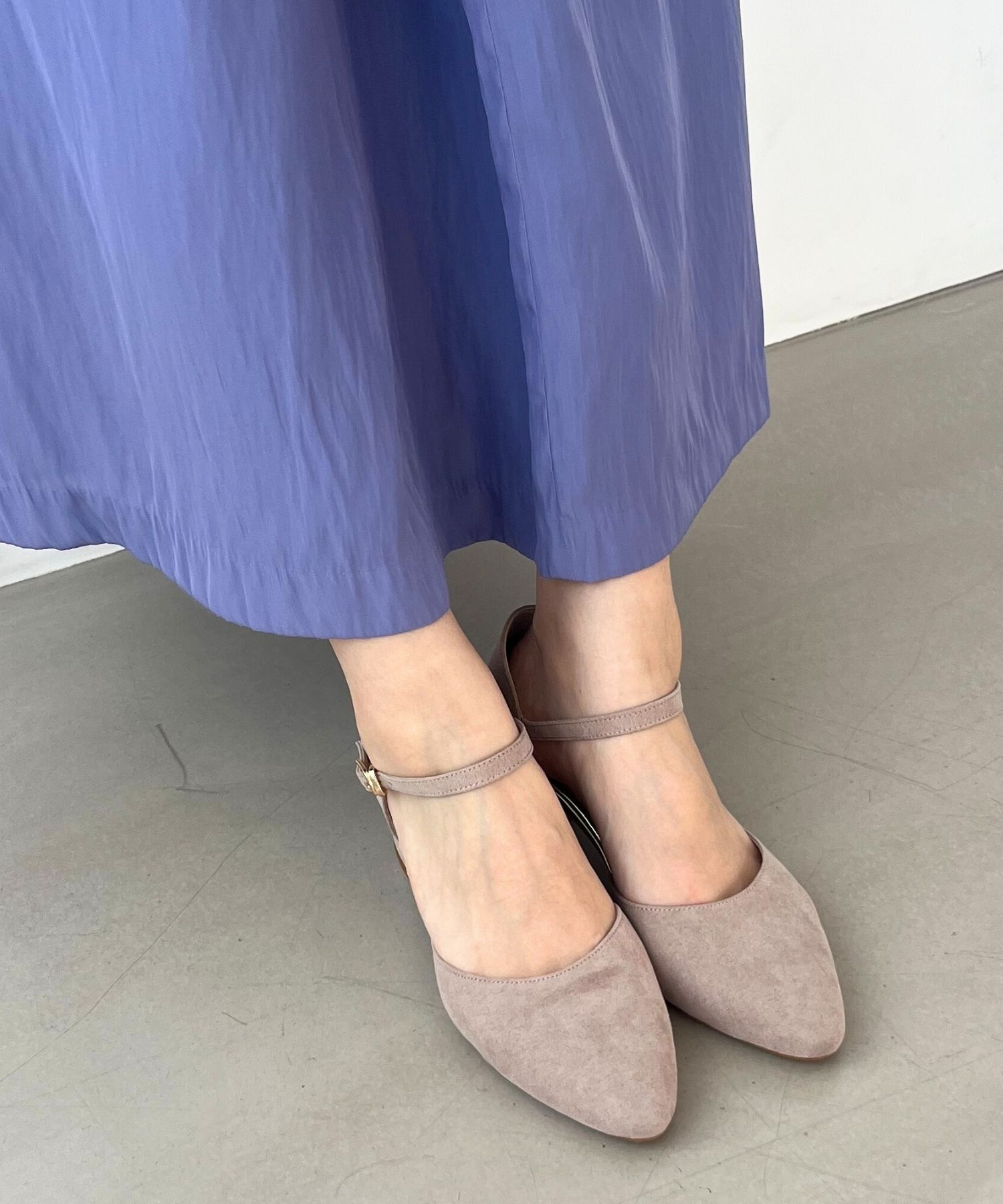 ORiental TRaffic「セパレートラインヒールパンプス/45101」|パンプス|BEIGE