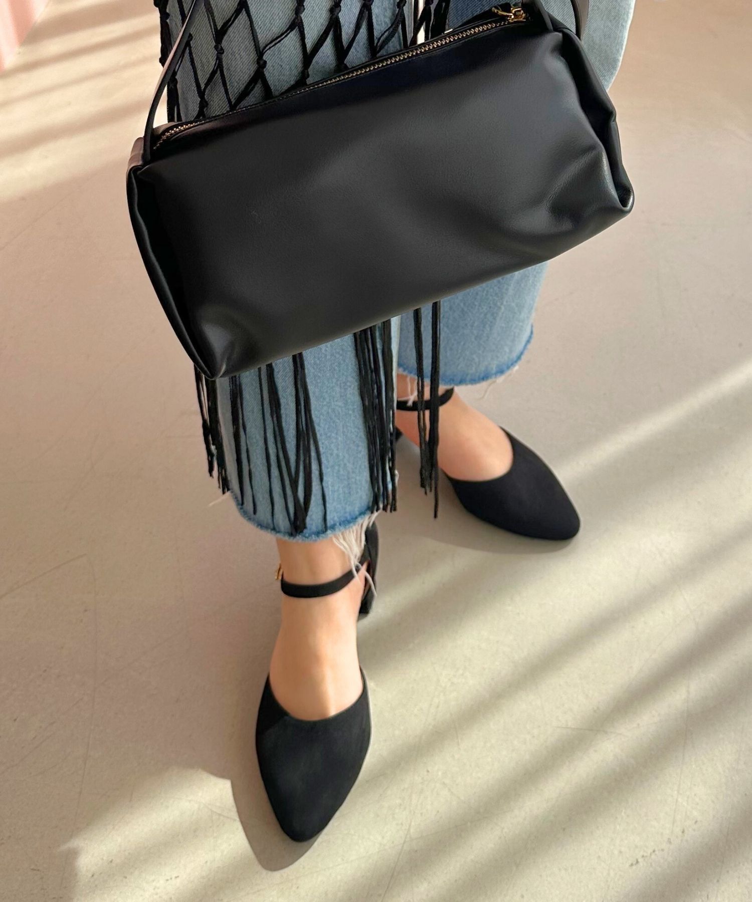 ORiental TRaffic「セパレートラインヒールパンプス/45101」|パンプス|