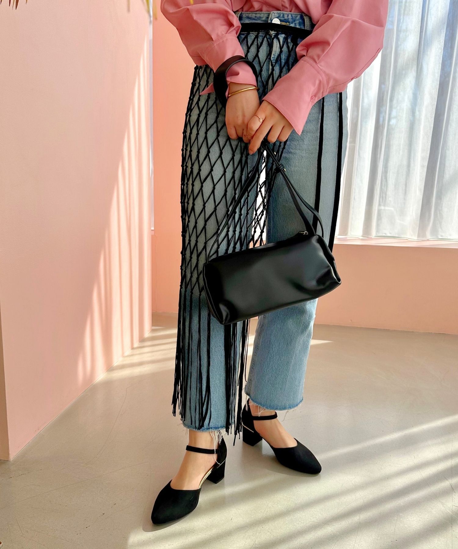 ORiental TRaffic「セパレートラインヒールパンプス/45101」|パンプス|