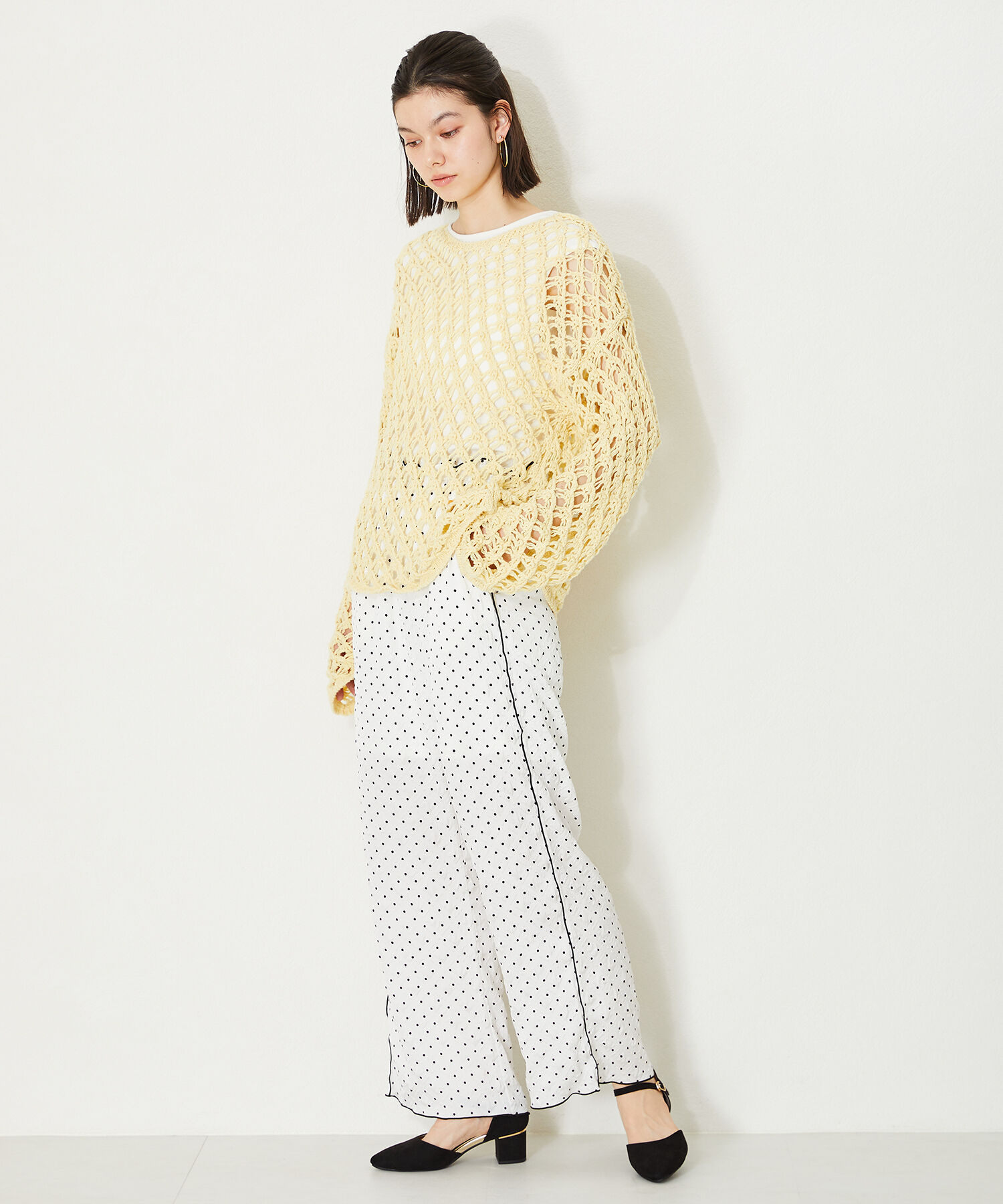 ORiental TRaffic「セパレートラインヒールパンプス/45101」|パンプス|