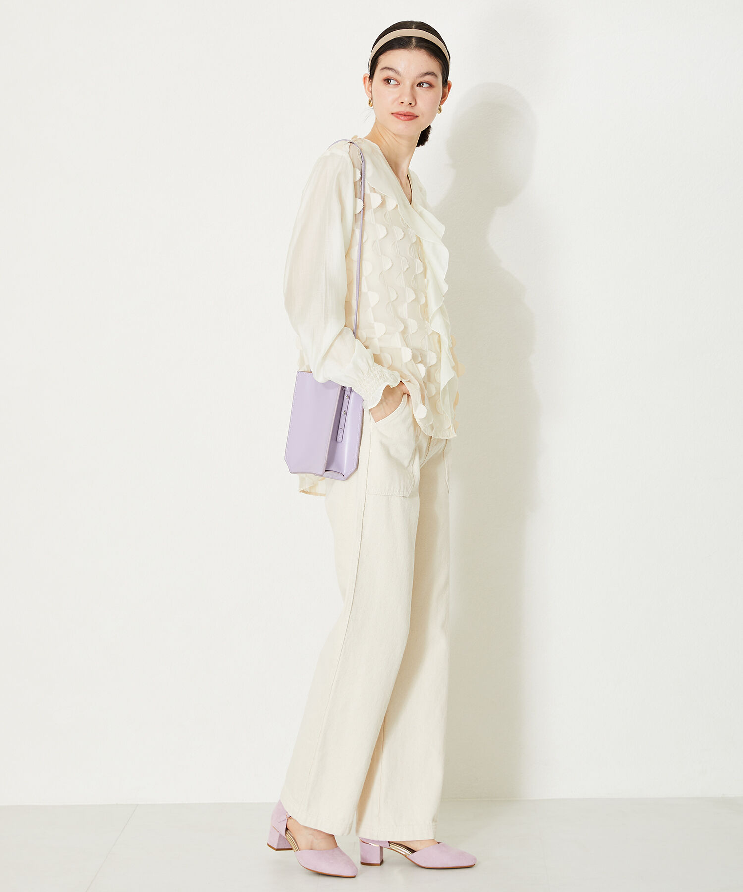 ORiental TRaffic「セパレートラインヒールパンプス/45101」|パンプス|