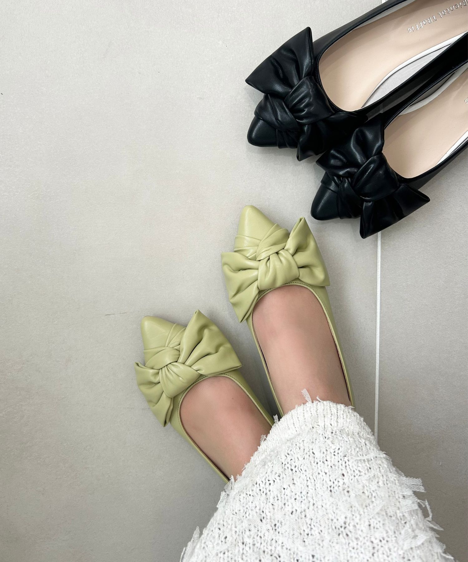 ORiental TRaffic「ビッグリボン フラット パンプス /41302 」|パンプス|