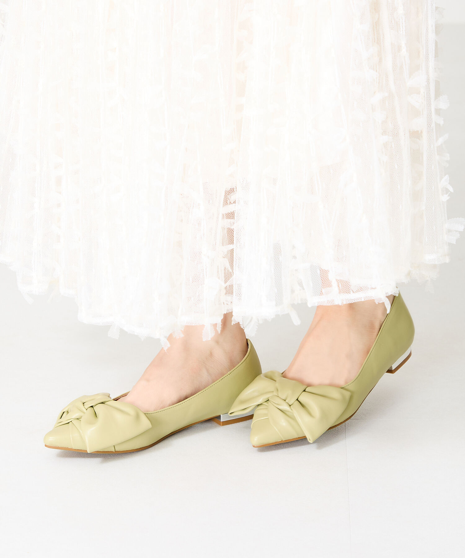 ORiental TRaffic「ビッグリボン フラット パンプス /41302 」|パンプス|