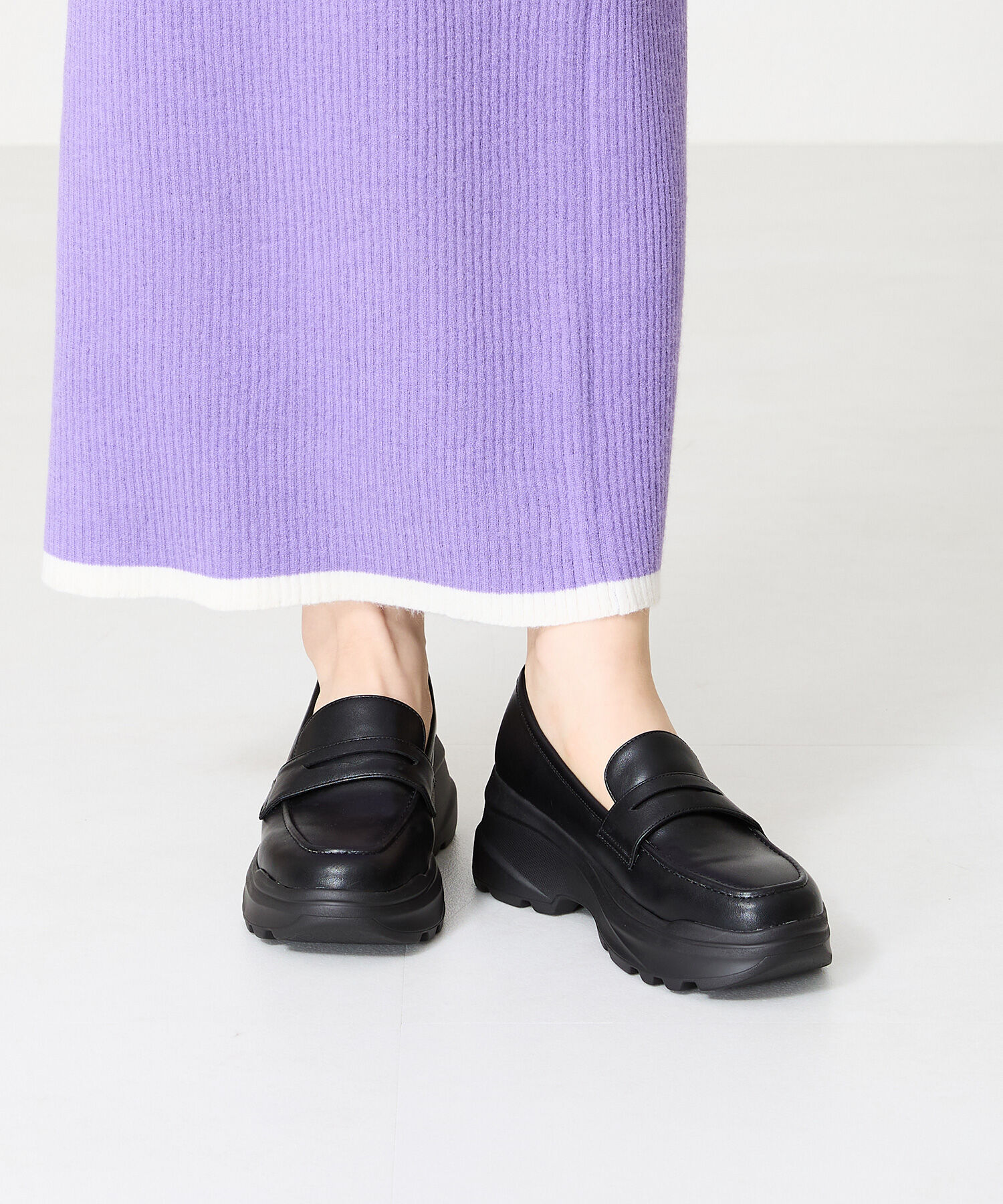 ORiental TRaffic「スニーカーソール ローファー /41316 厚底」|スニーカー|