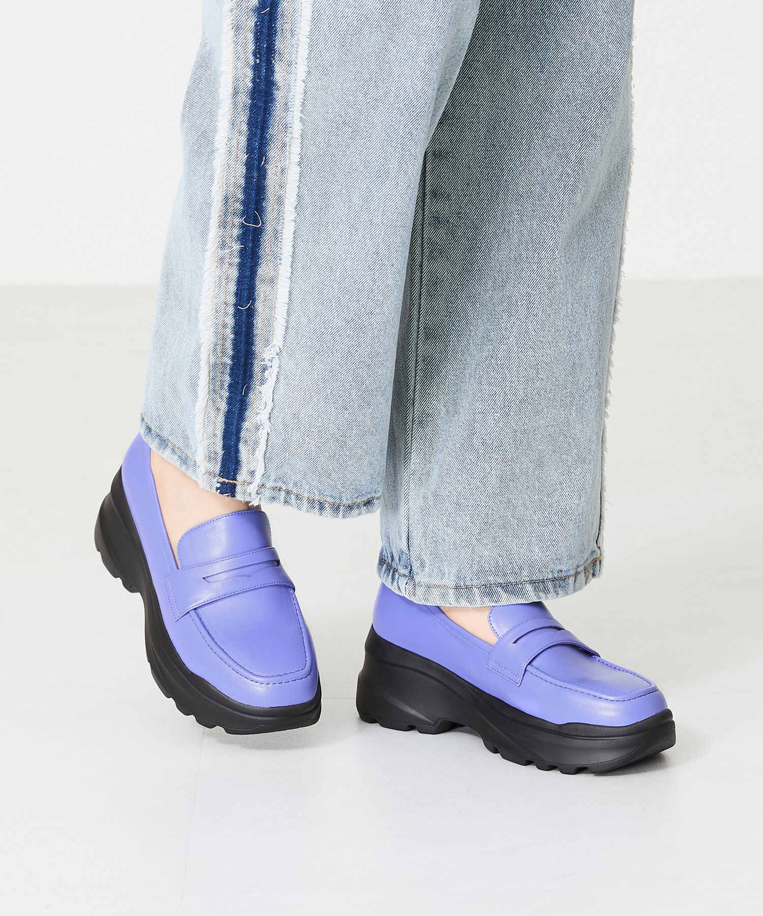 ORiental TRaffic「スニーカーソール ローファー /41316 厚底」|スニーカー|