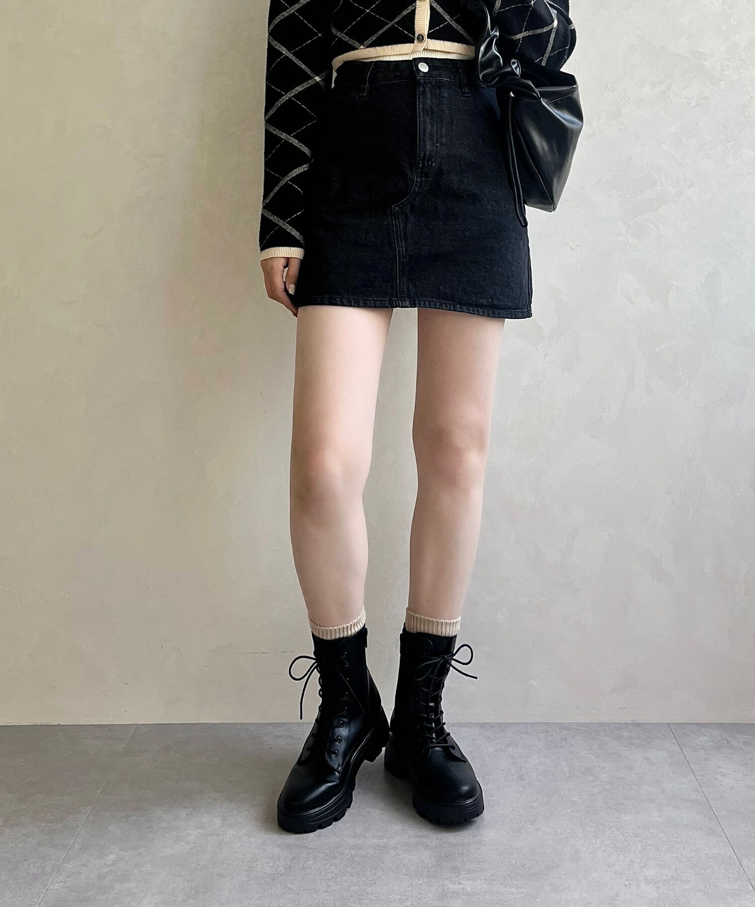 ORiental TRaffic「レースアップ 厚底 ブーツ /41401」|ショートブーツ|