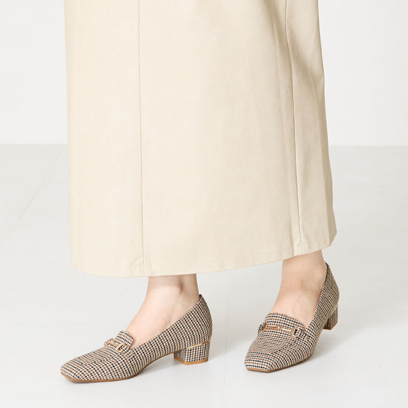 WA Oriental TRaffic「メタリックラインビットヒールローファー/42301」|パンプス|