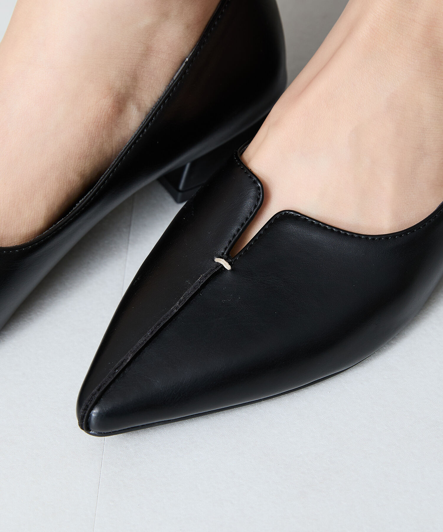 ORiental TRaffic「【WEB限定/累計2万足突破】フレア ヒール ポインテッドトゥ パンプス /45301 ヒール2.8ｃｍ 通勤靴 」|パンプス|