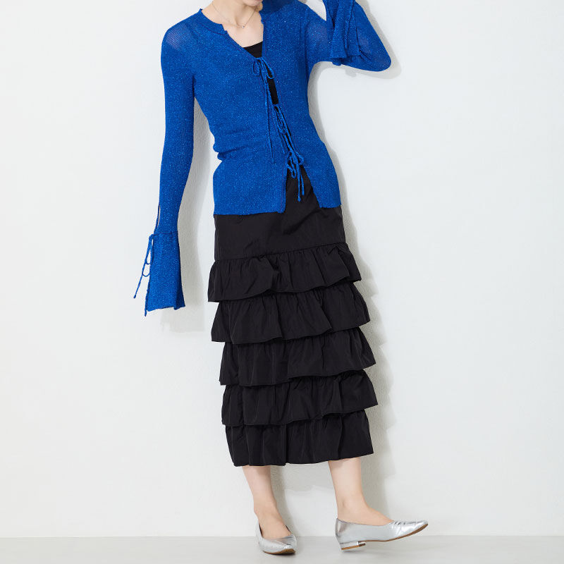 ORiental TRaffic「アシンメトリーデザイン フラット パンプス /55102 通勤靴 すっきりシルエット」|パンプス|