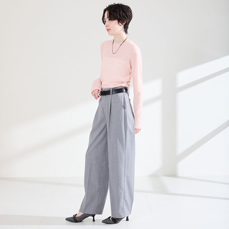 ORiental TRaffic「●2026春夏新作●ビジューバックルヒールパンプス/61104」|パンプス|