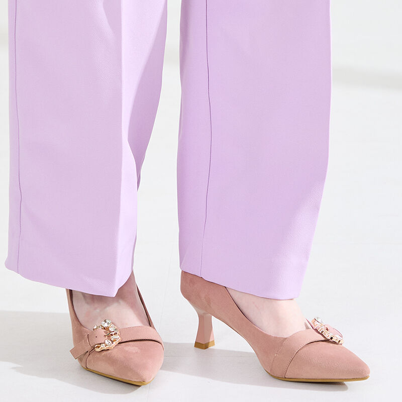 ORiental TRaffic「●2026春夏新作●ビジューバックルヒールパンプス/61104」|パンプス|