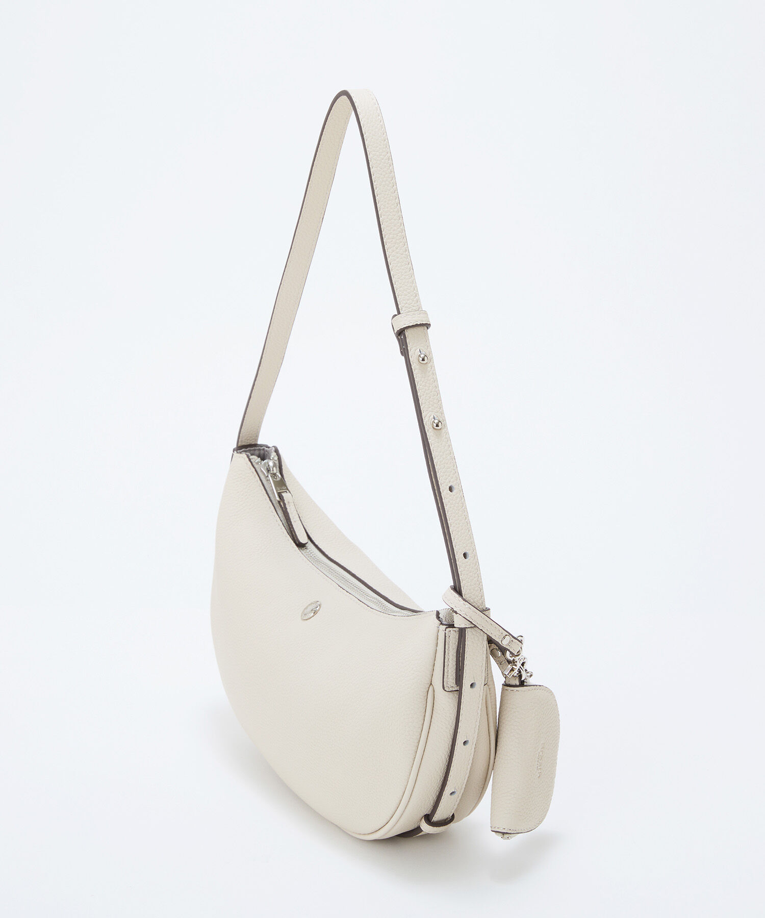 TOPKAPI BREATH「【Breath TOPKAPI】シュリンクレザー ハーフムーン ショルダーバッグ / チャーム付き」|ショルダー・メッセンジャー|