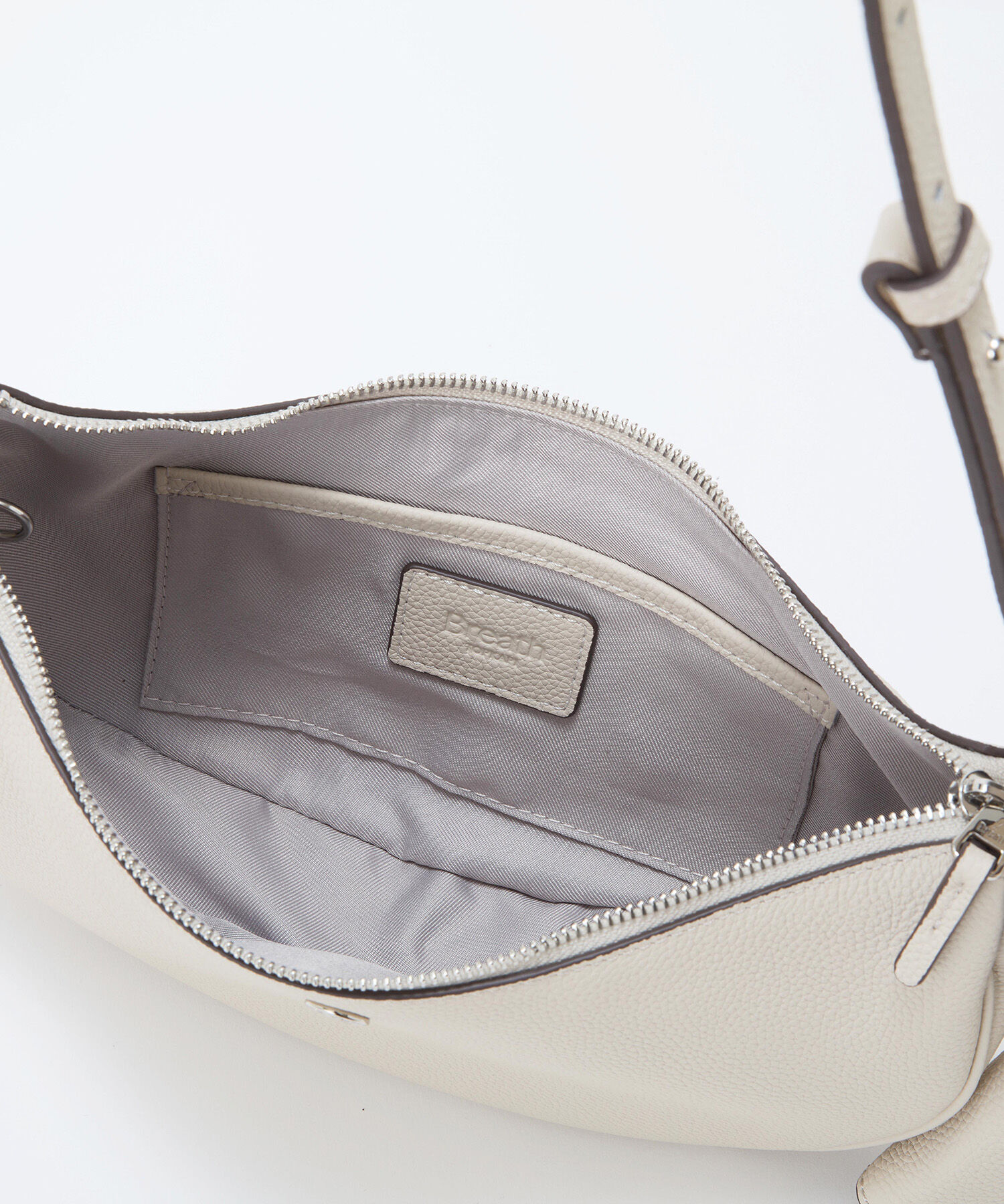 TOPKAPI BREATH「【Breath TOPKAPI】シュリンクレザー ハーフムーン ショルダーバッグ / チャーム付き」|ショルダー・メッセンジャー|