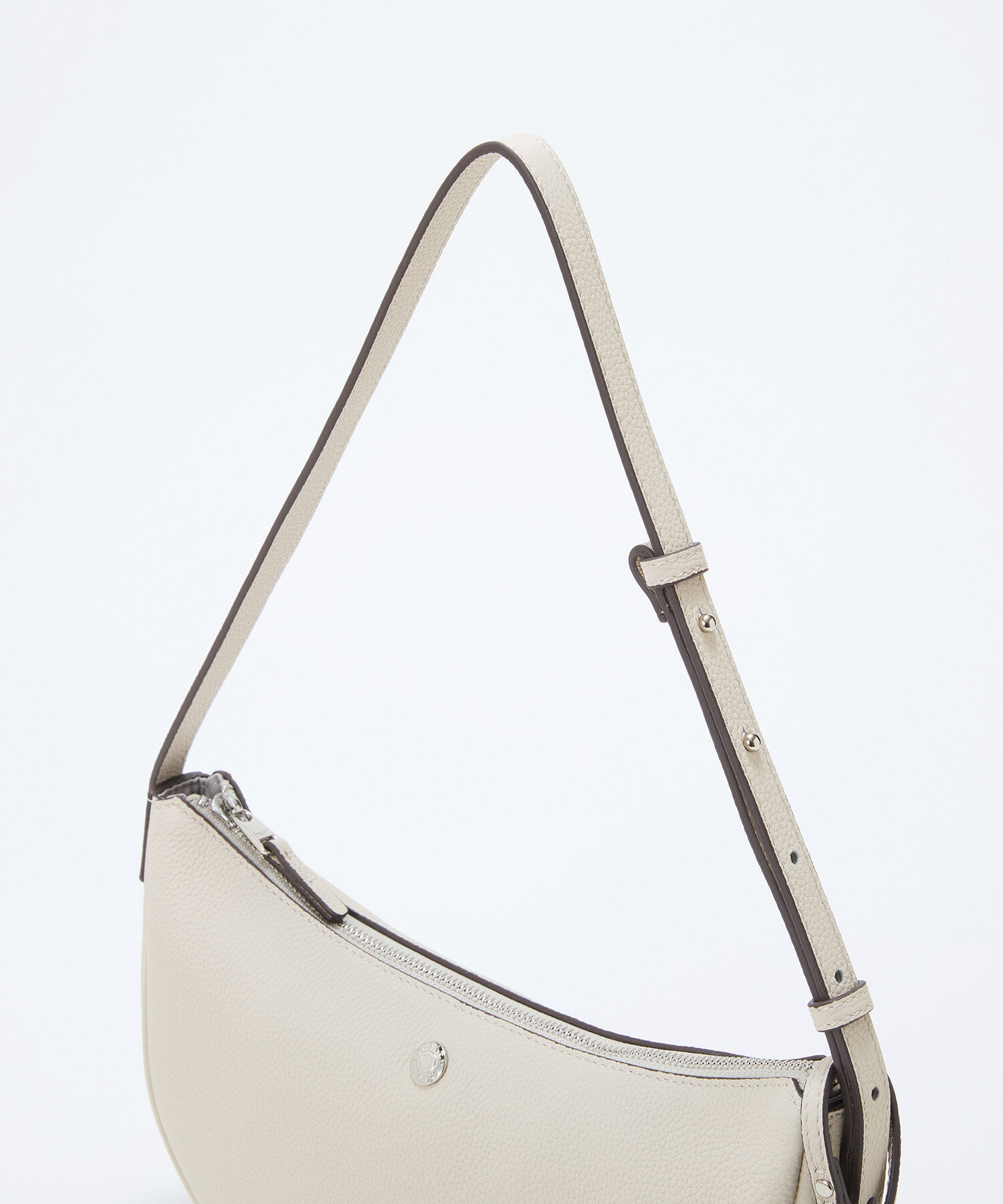 TOPKAPI BREATH「【Breath TOPKAPI】シュリンクレザー ハーフムーン ショルダーバッグ / チャーム付き」|ショルダー・メッセンジャー|