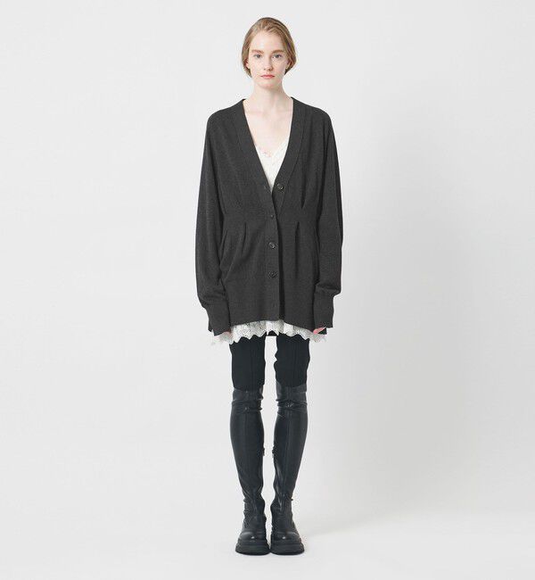 AEWEN MATOPH「＜AEWEN MATOPH＞ウエストタックニットカーディガン ‐ウォッシャブル‐」|カーディガン|