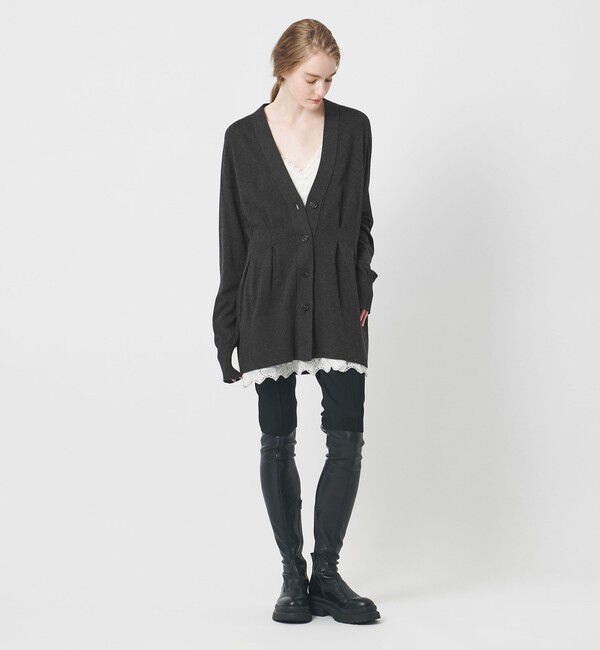 AEWEN MATOPH「＜AEWEN MATOPH＞ウエストタックニットカーディガン ‐ウォッシャブル‐」|カーディガン|