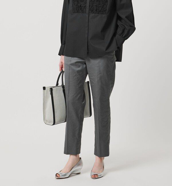 UNITED ARROWS「シャイニー スリム パンツ ‐ストレッチ ウォッシャブル‐」|スラックス|