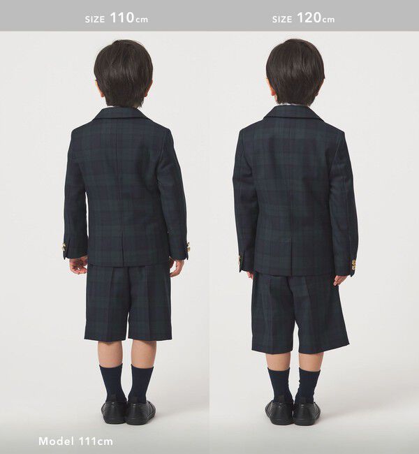 UNITED ARROWS green label relaxing「TRW ブラックウォッチ ショートパンツ / キッズ 110cm-130cm」|スーツ|