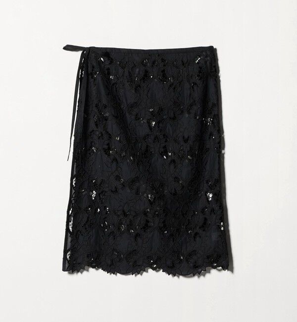 UNITED ARROWS green label relaxing「レース レイヤード スカート」|タイト|