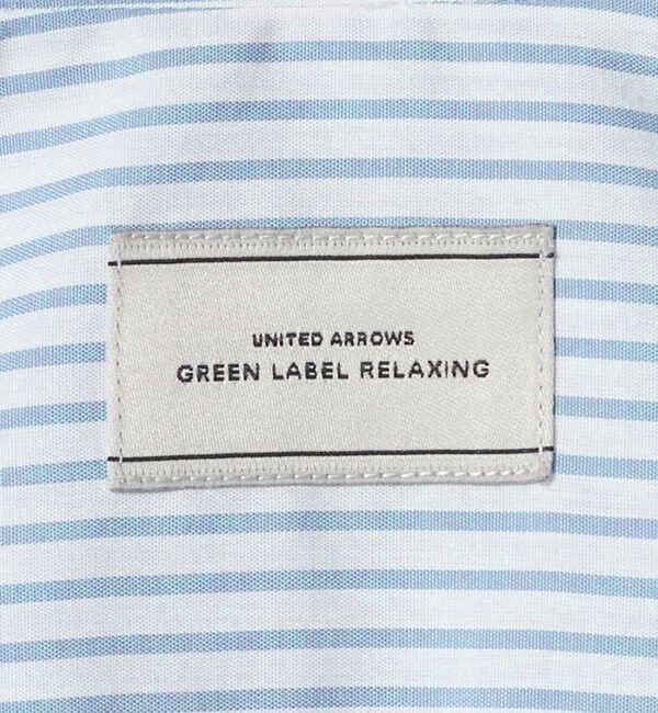 UNITED ARROWS green label relaxing「コットン ストライプ ワイドカラー ドレスシャツ -イージーアイロン-」|シャツ・ブラウス|