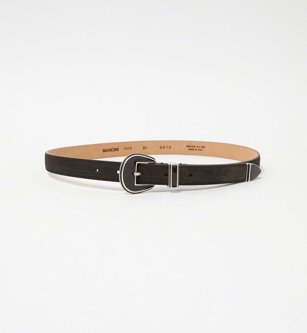 UNITED ARROWS green label relaxing「＜MANCINI 1979＞スエード ベルト」|ベルト|