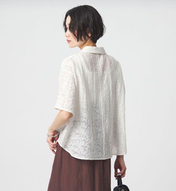 UNITED ARROWS green label relaxing「ジャガード シャツ」|シャツ・ブラウス|