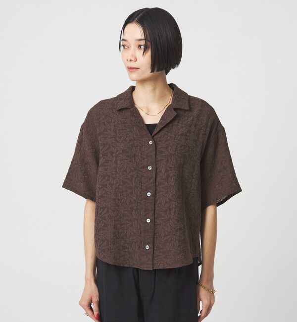 UNITED ARROWS green label relaxing「ジャガード シャツ」|シャツ・ブラウス|