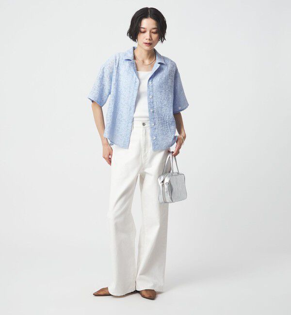 UNITED ARROWS green label relaxing「ジャガード シャツ」|シャツ・ブラウス|