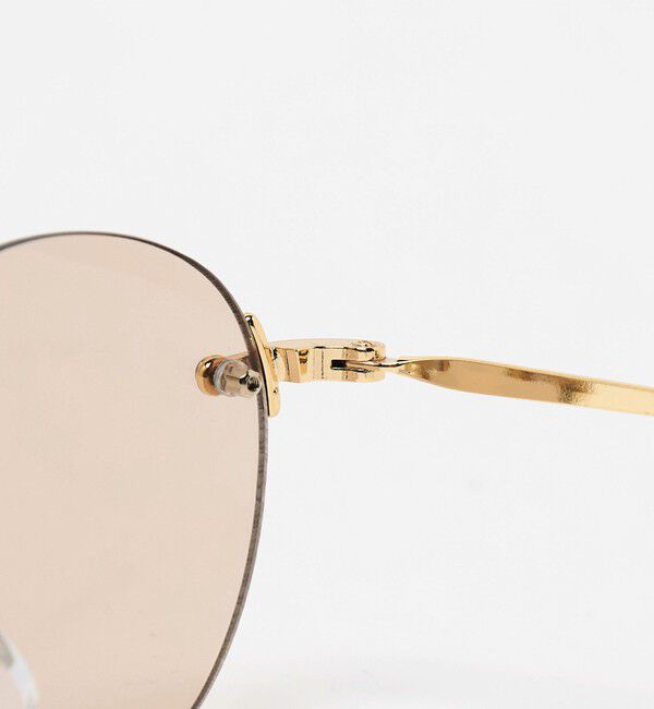 UNITED ARROWS green label relaxing「GLR メタル リムレス ファッション用グラス」|サングラス|