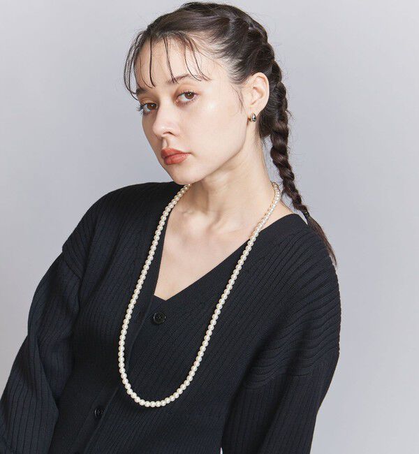 BEAUTY&YOUTH UNITED ARROWS「パールモチーフ 3連 ロングネックレス -4WAY-」|ネックレス|