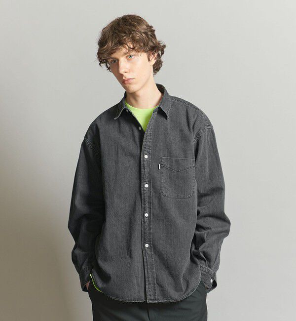 California General Store「＜CGS.＞オーガニック コットン デニム A.N レギュラーカラー シャツ」|シャツ・ブラウス|