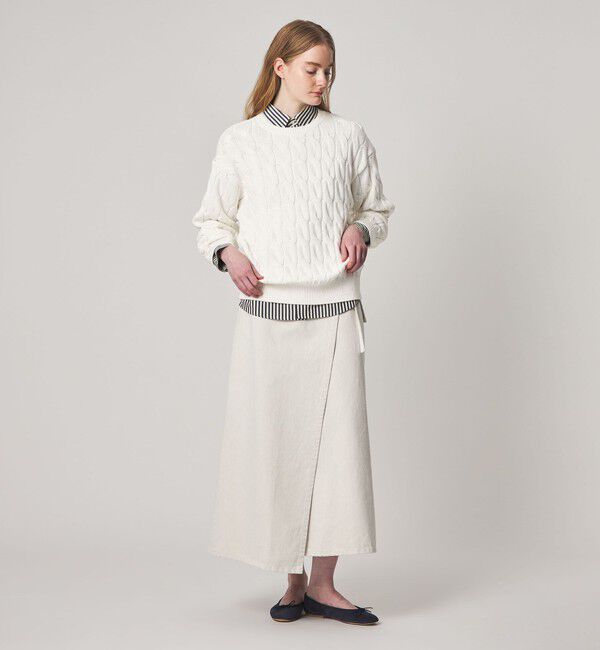 STEVEN ALAN「＜Steven Alan＞コットン キュプラ ストライプ シャツ」|シャツ・ブラウス|