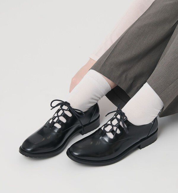 BEAUTY&YOUTH UNITED ARROWS「【別注】＜ARTESANOS＞レザー レースアップ シューズ」|ビジネス・ドレスシューズ|BLACK