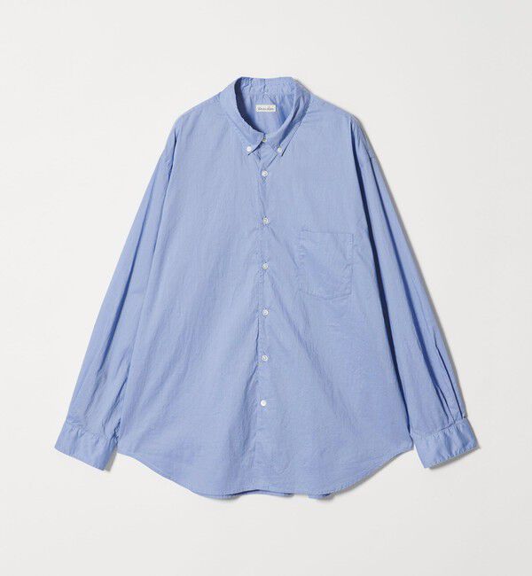 STEVEN ALAN「＜Steven Alan＞ リバティ ソリッド シングルニードル シャツ LOOSE」|シャツ・ブラウス|COBALT