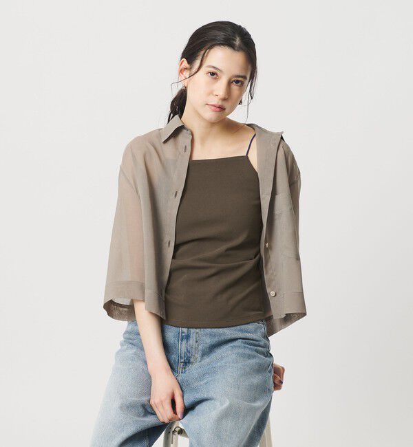 BEAUTY&YOUTH UNITED ARROWS「2トーン アメリカンスリーブ キャミソール」|キャミソール|