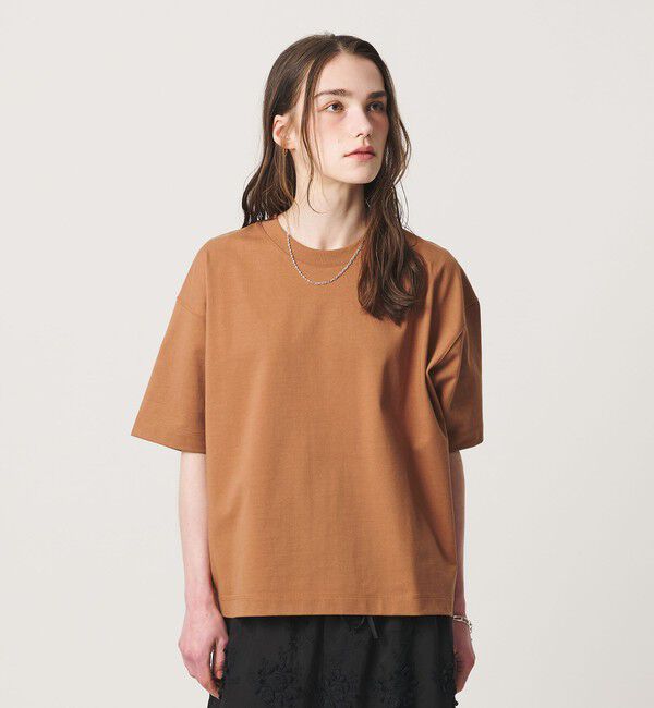 BEAUTY&YOUTH UNITED ARROWS「【WEB限定】ヘビーウエイト バレル クロップド Tシャツ」|Tシャツ・カットソー|