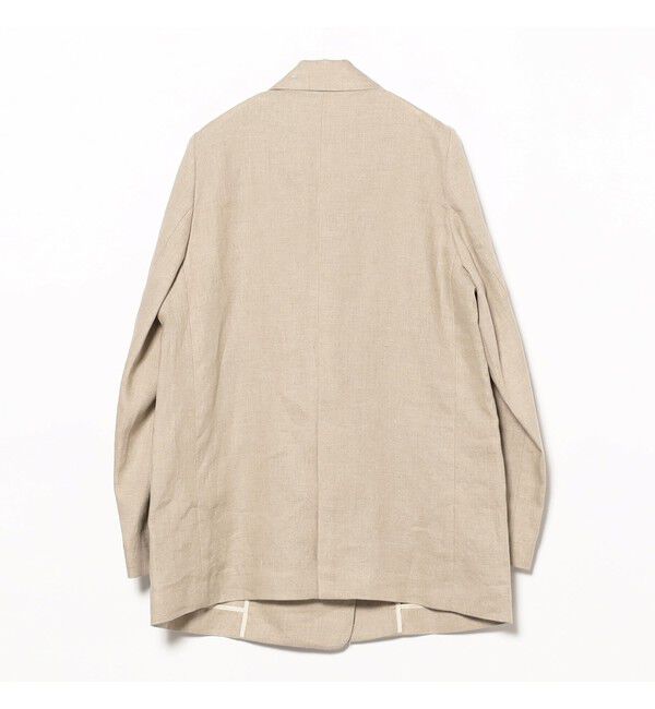 Demi-Luxe BEAMS 「ダブルブレスト リネン ジャケット」|ダッフルコート|