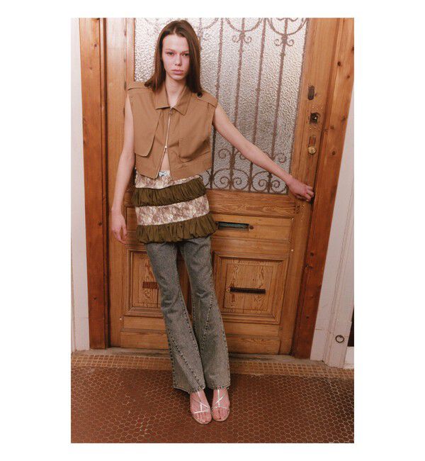 Ray BEAMS 「デニム フレア パンツ」|デニム|