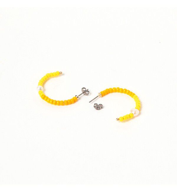 BEAMSBOY「淡水パール &times; ビーズ ピアス」|その他|