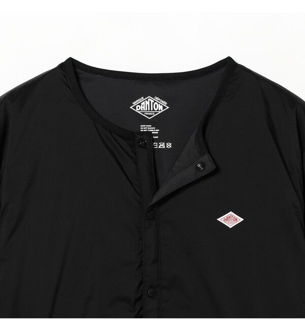 BEAMS「DANTON / INSULATION COLLARLESS JACKET」|ブルゾン・スタジャン|