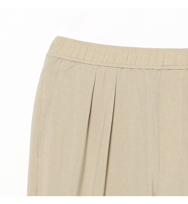 BEAMS「ドライ 2プリーツ イージーパンツ」|チノ|