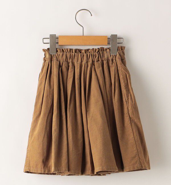 SHIPS KIDS「SHIPS KIDS:100～130cm / コーデュロイ スカート」|フレア|
