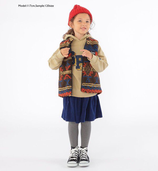 SHIPS KIDS「SHIPS KIDS:100～130cm / コーデュロイ スカート」|フレア|