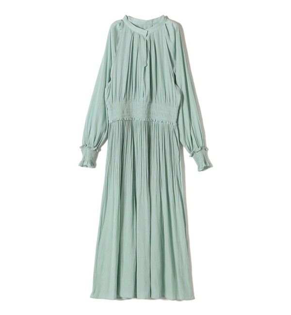 SHIPS for women「ウエスト シャーリング プリーツ ワンピース 24SS ◇」|ワンピース|