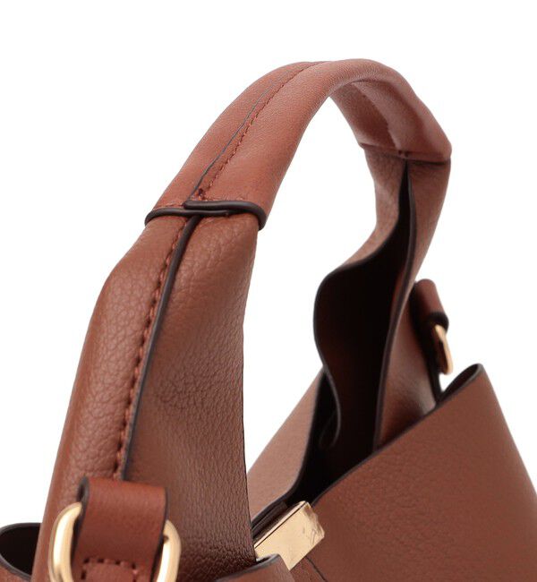 SHIPS any「SHIPS any: ゴールド プレート ワンハンドル 2WAY バッグ」|ショルダー・メッセンジャー|