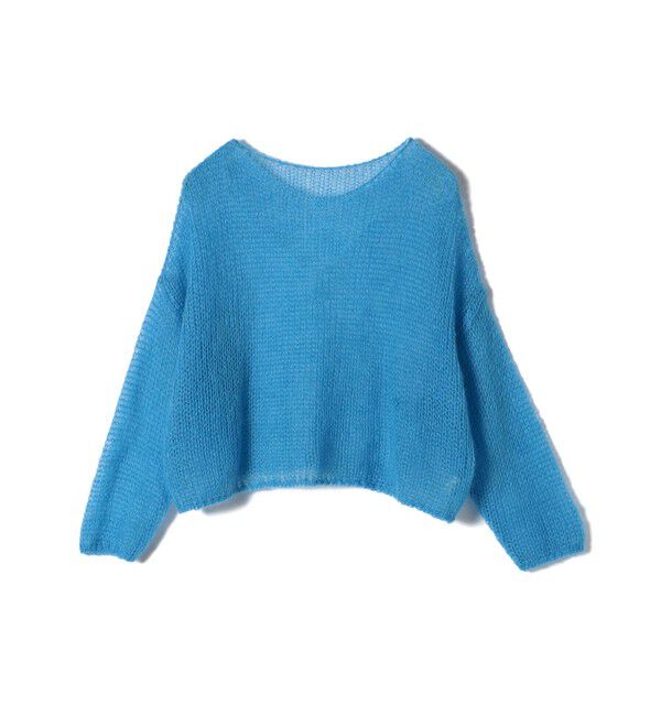 SHIPS for women「モヘヤ メッシュ プルオーバー」|ニット・セーター|