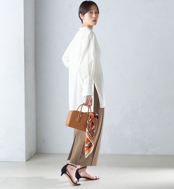 SHIPS for women「〈手洗い可能〉コットン ギャザー チュニック ブラウス」|シャツ・ブラウス|