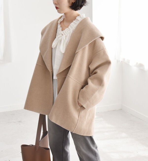 quaranciel「quaranciel: リバー ケープ ショート コート 25AW」|その他|